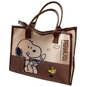 Snoopy and Woodstock Tote Bag